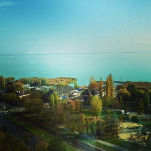 View of Lake Balaton in Hungary